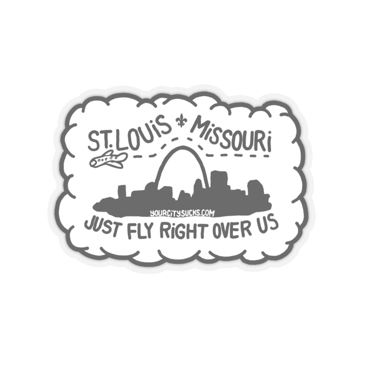 St Louis Sucks Sticker