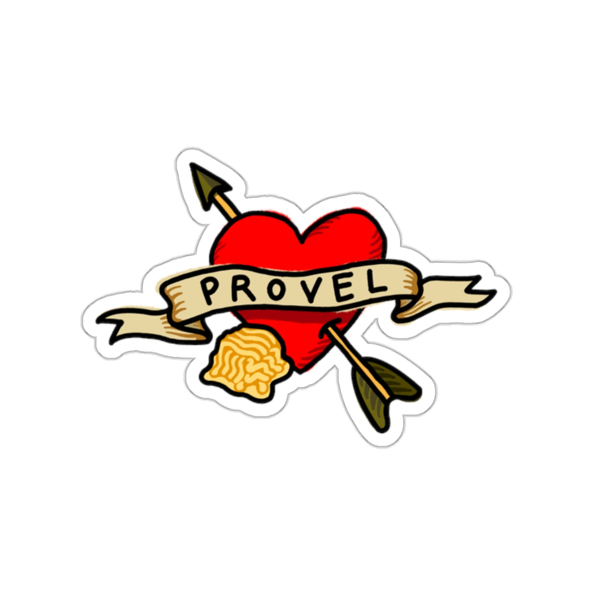 Provel Cheese Lover Sticker